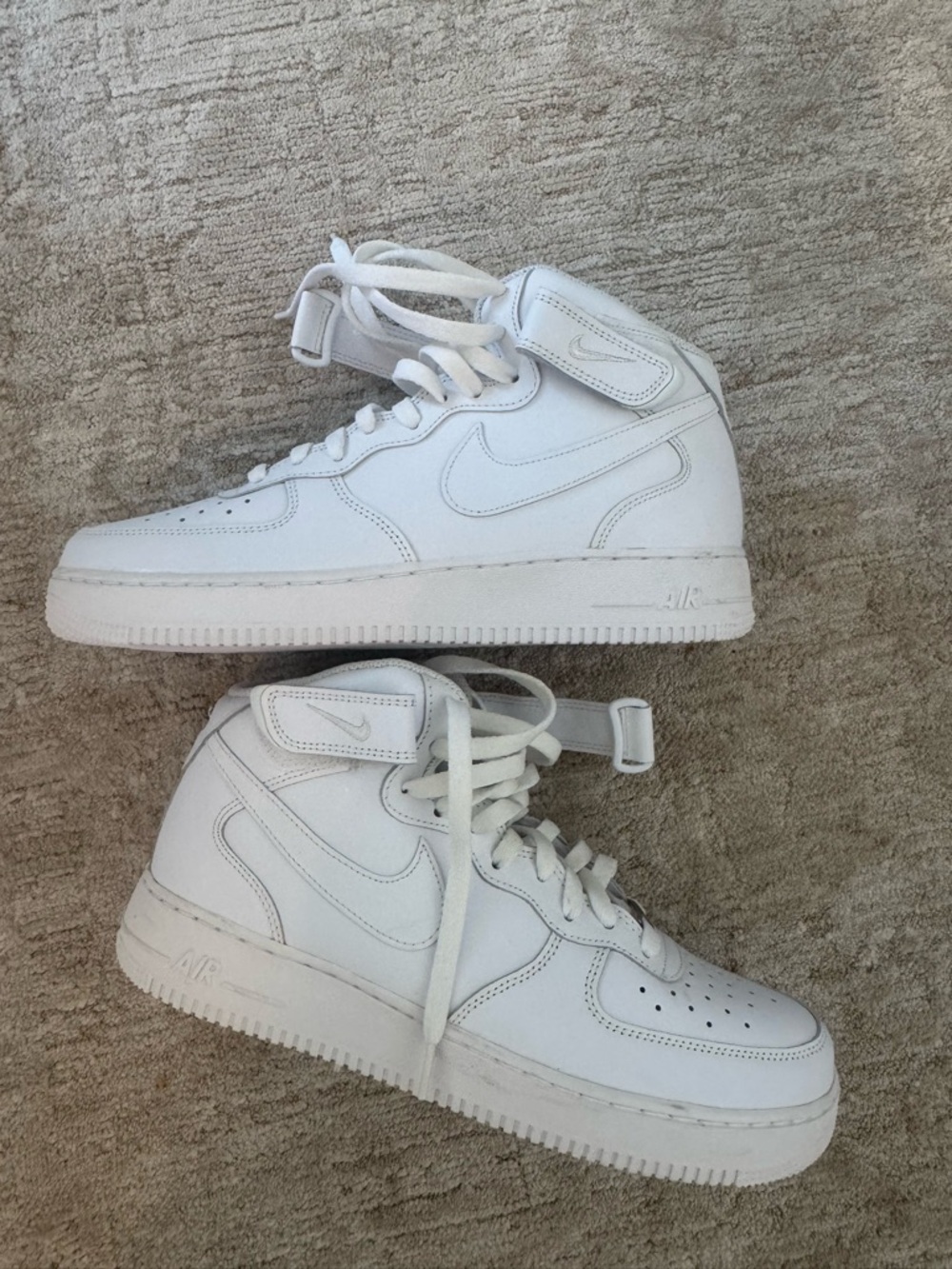Nike Men’s White High-Top Sneakers